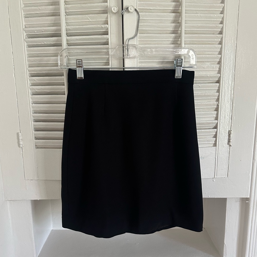 bebe Classic Black Mini Skirt